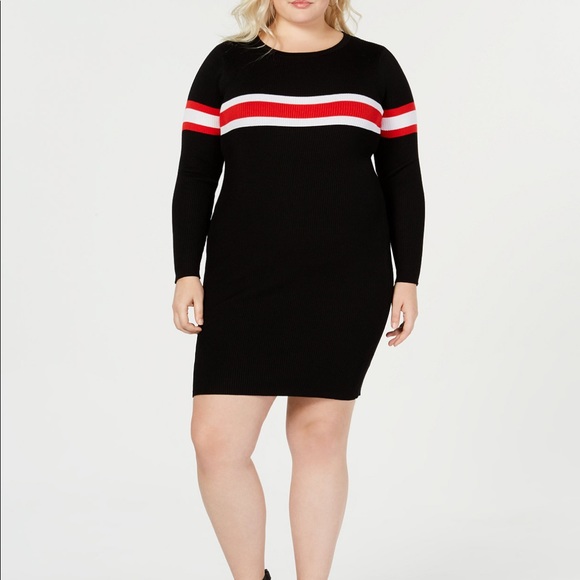 Dresses & Skirts - NWT Trendy Plus Size Striped Sweater Dress 2X